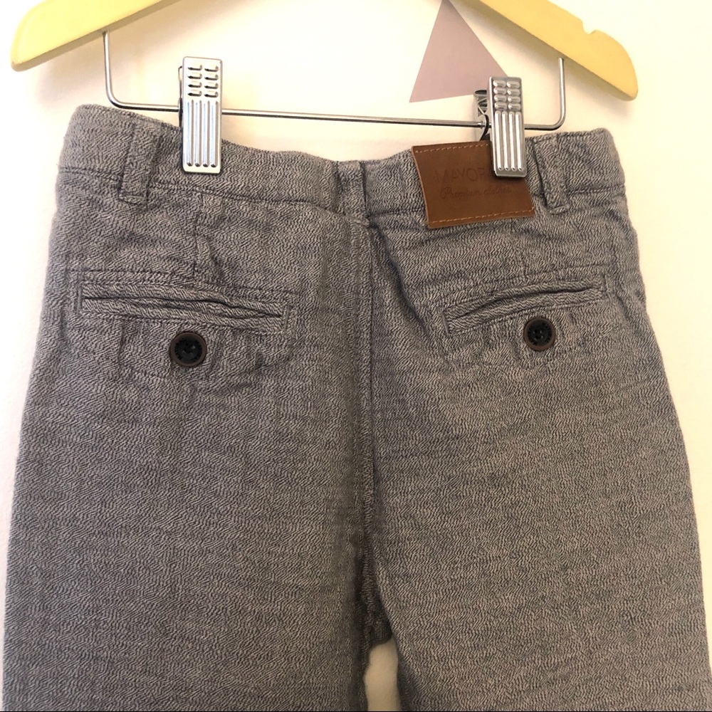 Mayoral boys grey pants (so freaking cute!) size 6